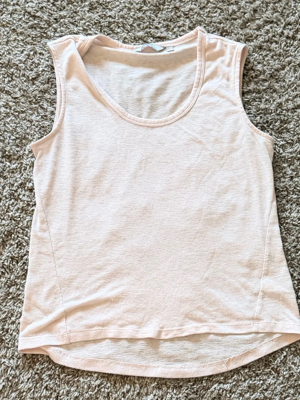 Athleta Pale Blush Scoop Neck Tank